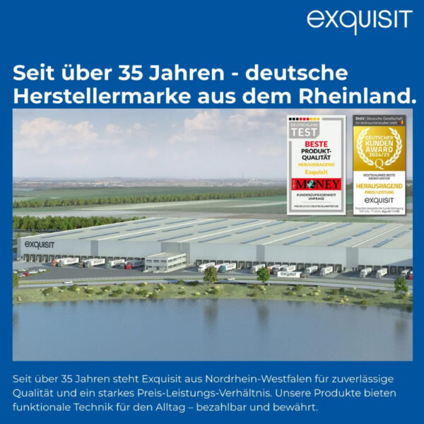 Exquisit START Geschirrspüler 45 cm Unterbaufähig 9 Gedecke GSP59109-030E silber