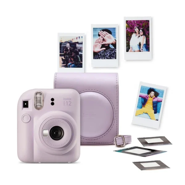 Fujifilm Instax Mini 12 Sofortbildkamera-Set, Flieder