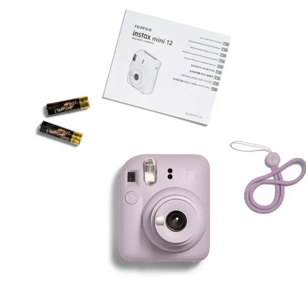 Fujifilm Instax Mini 12 Sofortbildkamera-Set, Flieder