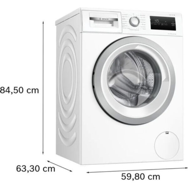 Bosch WAN28127 Serie 4 8kg Frontlader Waschmaschine, 1400 U/min., 60cm breit, Iron Assist, Speed Perfect, LED Display, weiß