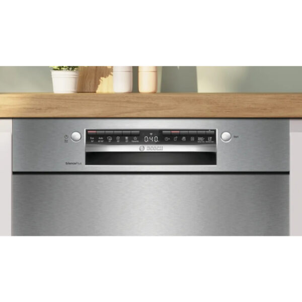 Bosch Unterbau-Geschirrspüler 60cm Edelstahl Serie 4 SMU4EVS08E