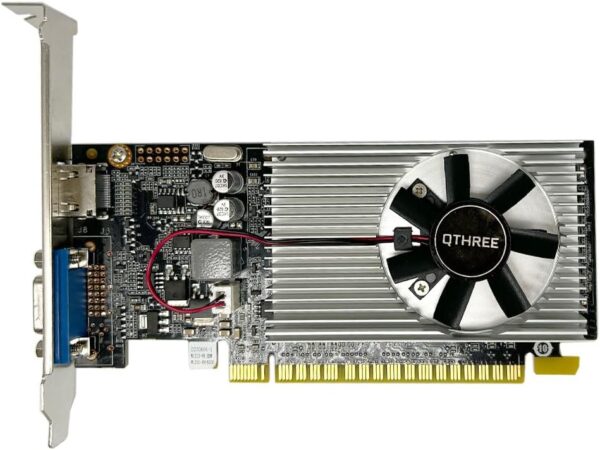 QTHREE GeForce 210 1024 MB DDR3 64 Bit HDMI DVI VGA DirectX 10 OpenGL 3.3 PCI Express x16 Low Profile Grafikkarte