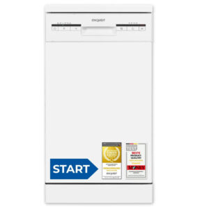 Exquisit START Geschirrspüler 45 cm Unterbaufähig 9 Gedecke GSP59109-030E silber