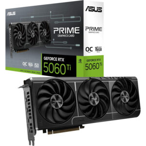 ASUS The SFF-Ready Prime GeForce RTX™ 5060 Ti 16GB GDDR7 OC Edition Grafikkarte PCIe 5.0, 16GB GDDR7