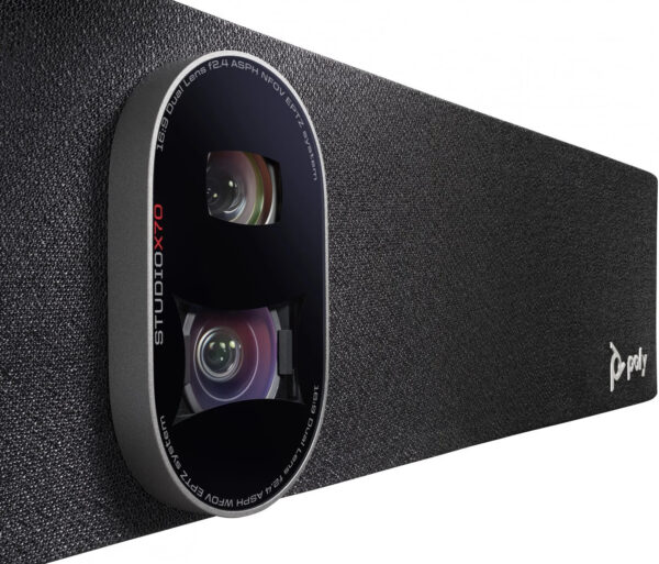 Poly Studio X70: Die Premium-Videokonferenzlösung für große Räume
