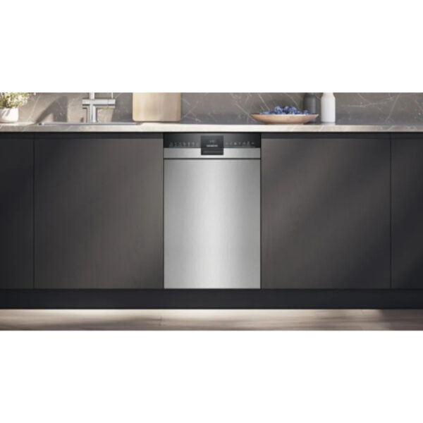 Siemens Geschirrspüler Unterbaufähig 45 cm SR43ES24ME edelstahl/schwarz