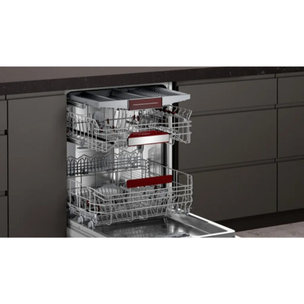 Neff S297TCX00E N70 XXL Vollintegrierter Geschirrspüler, 60 cm breit, 14 Maßgedecke