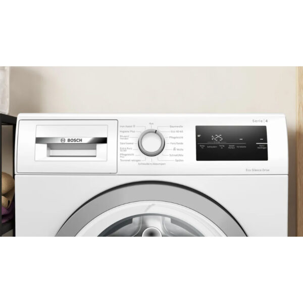 Bosch WAN28127 Serie 4 8kg Frontlader Waschmaschine, 1400 U/min., 60cm breit, Iron Assist, Speed Perfect, LED Display, weiß