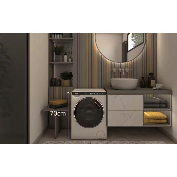HAIER Waschmaschine MINI-WASHER HW50-BP12307 besonders kompakte Maße (70 cm Höhe, 51 cm Breite)